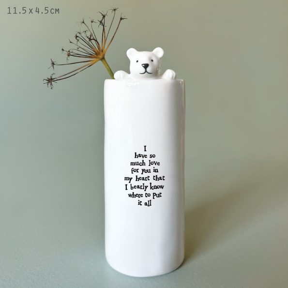 Bear/Have so much love - animal vase