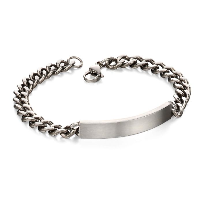 Stainless Steel Polished ID Bracelet