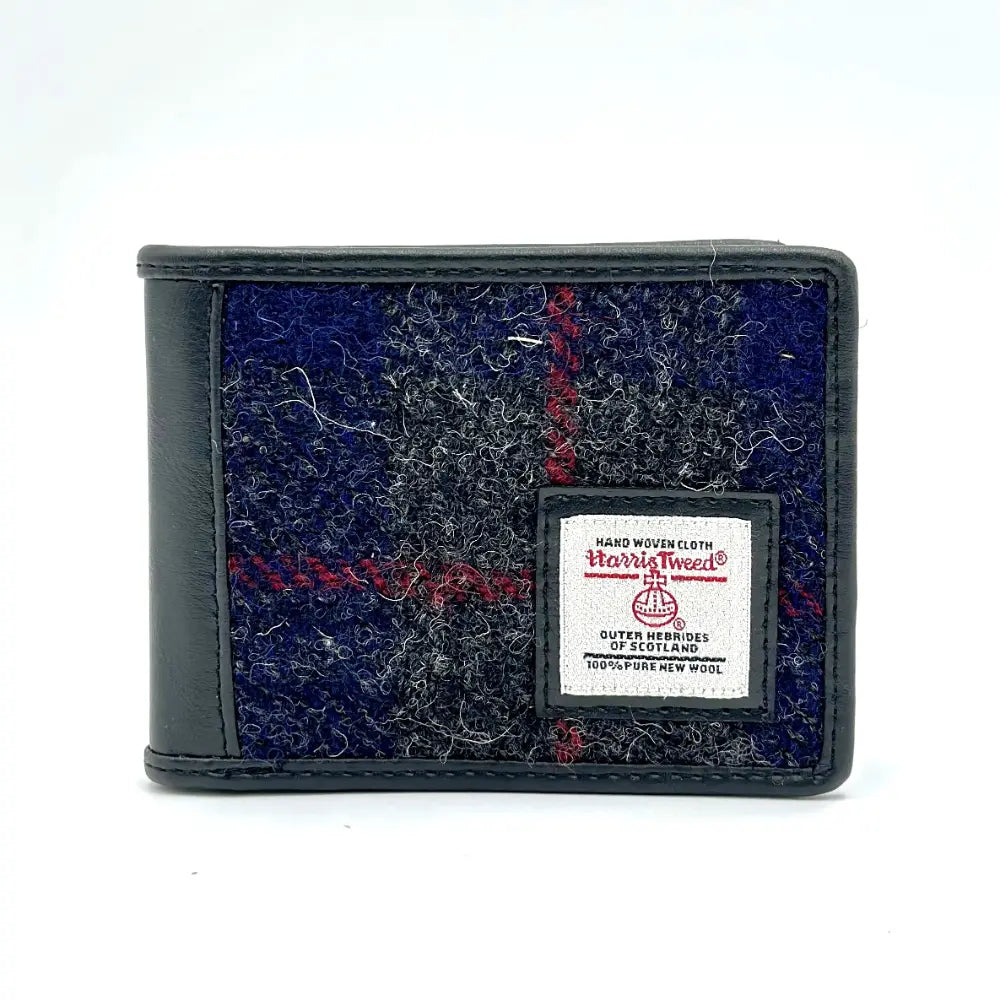 Maccessori Bifold Wallet in Blue Check