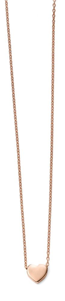 Gecko 9ct Gold Heart Slider Necklace
