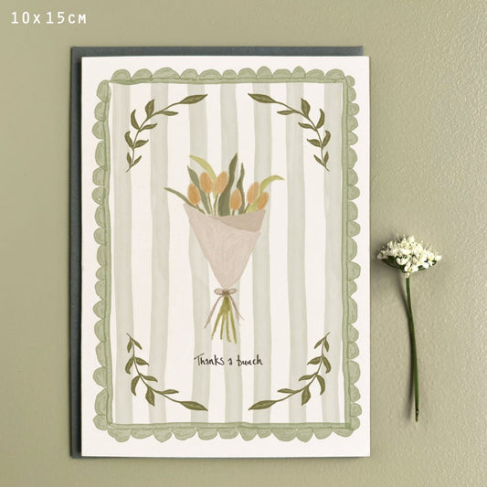 Thanks a bunch - greeting card