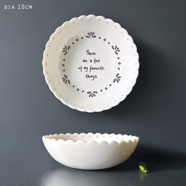 Few of my favourite things - scallop edge bowl