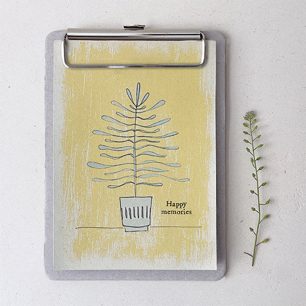Notepad - Hanging Plant-Happy Memories