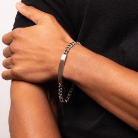 Stainless Steel Polished ID Bracelet