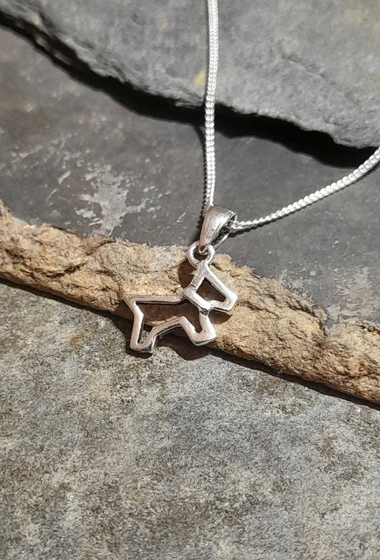 Dog pendant with chain