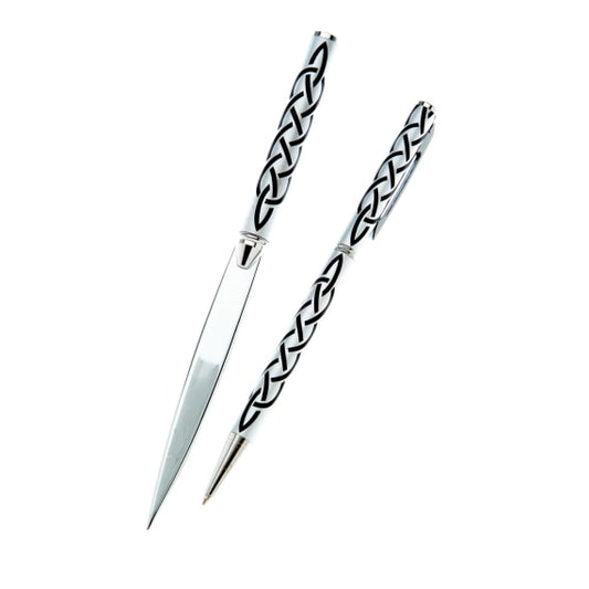 Sea Gems Celtic Knot Pen and Knife Set