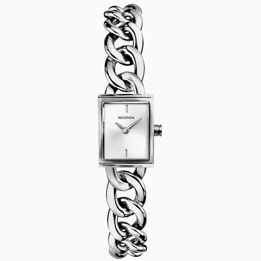 Sekonda Ladies Silver Case & Brass Bracelet with Silver Dial Elegance Watch
