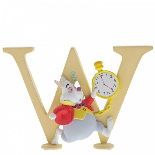 Disney Letter "W" - White Rabbit