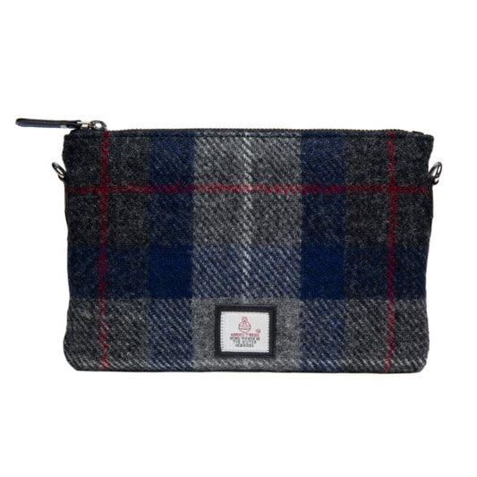 Maccessori Zip Purse Bag - Blue Check