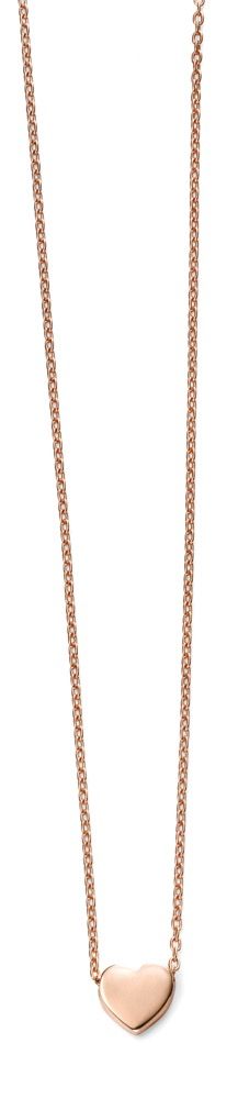 Gecko 9ct Gold Heart Slider Necklace